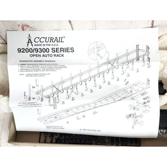 ACCurail Made in the U.S.A BT-LVL Open Auto Track -Collectible Model Train Track - Picture 9 of 14